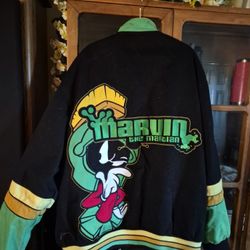 Marvin The Martian Letterman Style Jacket