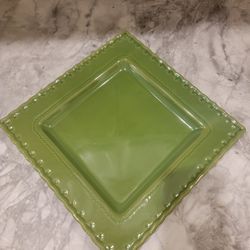 Green Serving Platter