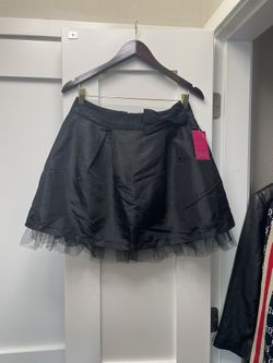 New with Tags Candie’s Brand Black Skirt with Bow 