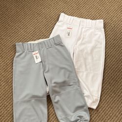 Baseball Pants (2) Short, Size Small NEW!