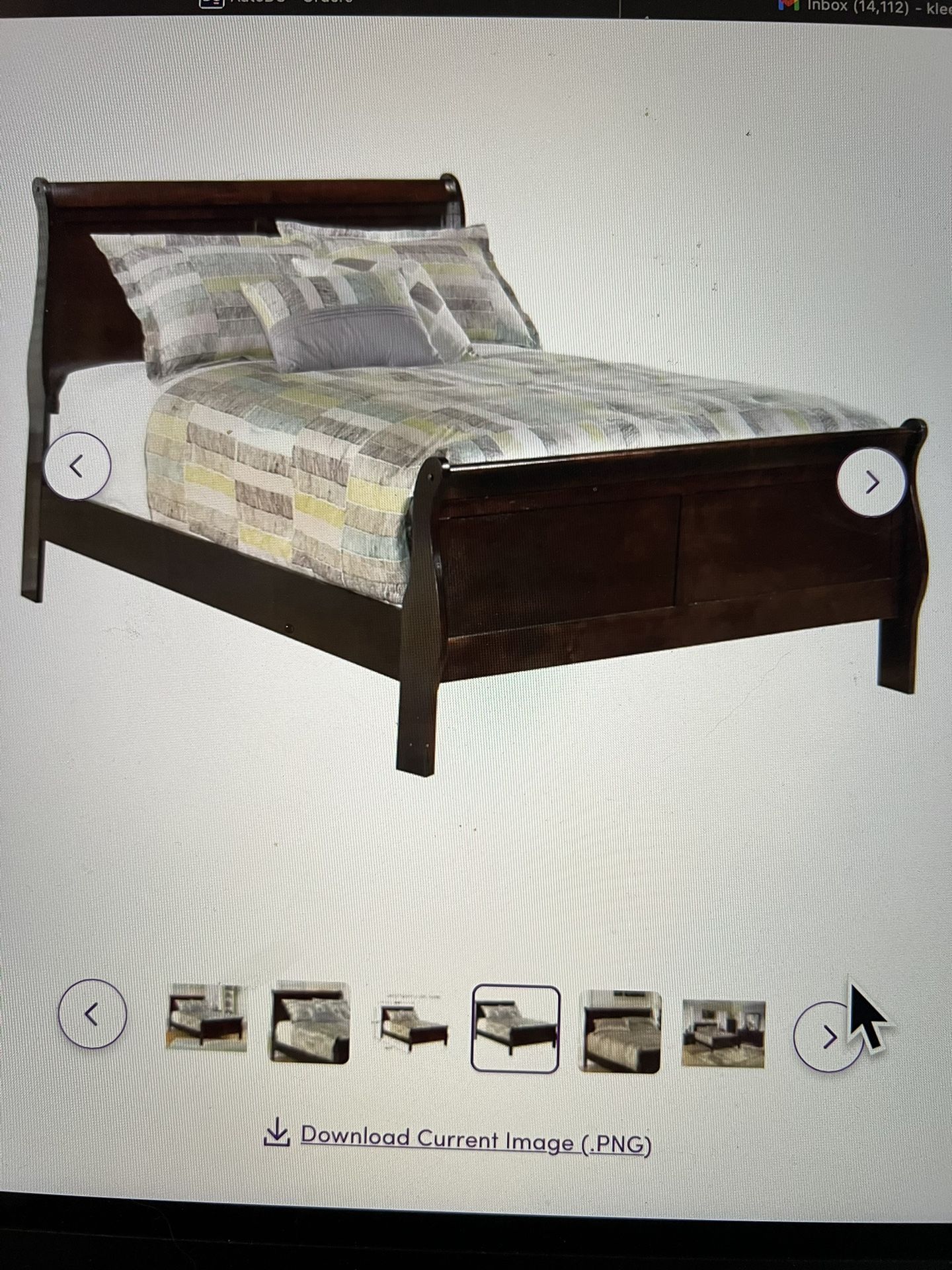 Full Size Sleigh Bed 