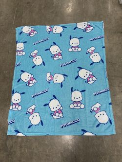 Pochacco Throw Blanket by Hello Kitty