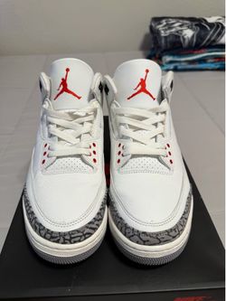 Retro Jordan white cement 3s
