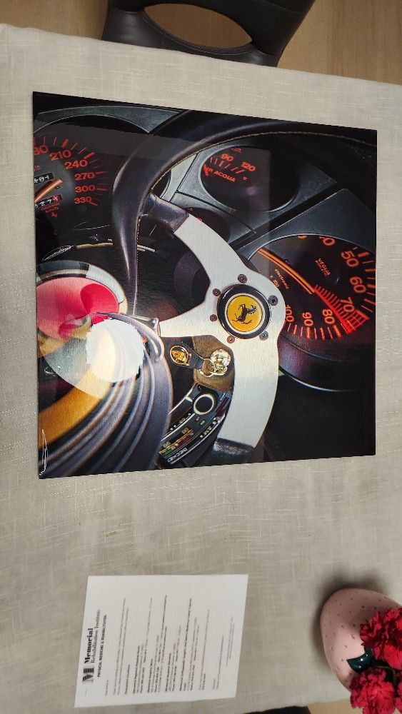 Ferrari Glass Picture