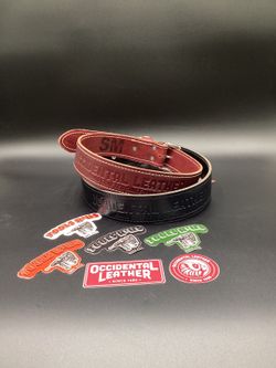 OCCIDENTAL LEATHER 2in. LEATHER WORK BELT(EACH)**(FINANCIAMOS/WE FINANCE)**