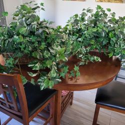 Large Artificial Plants In Baskets
