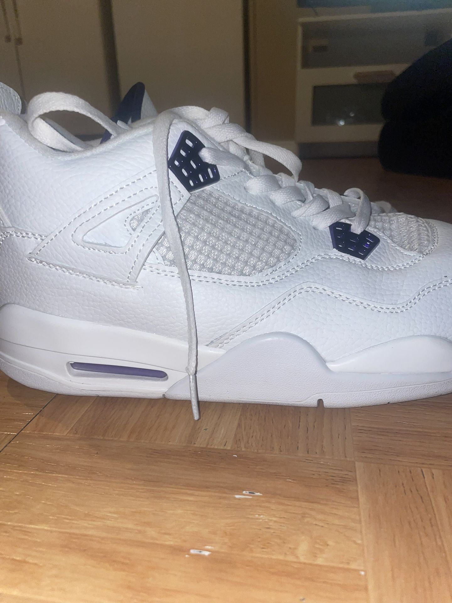 READ DESC Jordan retro 4 metallic purple