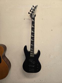 Jackson JS1X  minion concert bass, Vox Pathfinder 10w bass combo amp, and a Vox StompLab 2B multi-effects modeling pedal with expression for bass guit