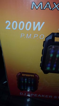 New in box. Bluetooth speaker !