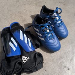 Soccer Cleats And Shin Gaurds