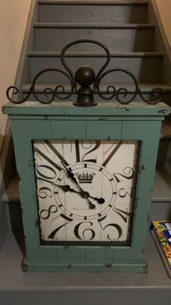 Teal Wall Clock