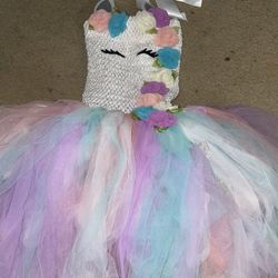 Girls Unicorn Dress