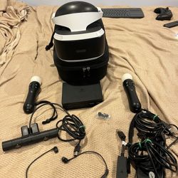 PlayStation VR PSVR CUH-ZVR2 Headset + Controllers + Camera