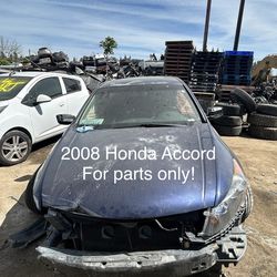2008 Honda Accord for parts only!
