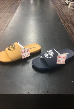 Timberland men’s slides sale $29.99