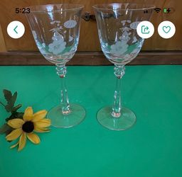 Wine Glasses Water Goblets