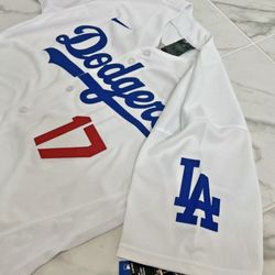 Ohtani White Men Home Jersey For La dodgers (New With Tags)