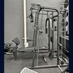 Great Deal Smith Machine with Bench Vesta Fitness