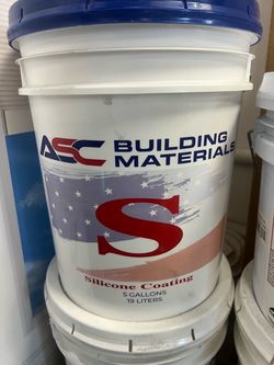 Roofing silicone coating