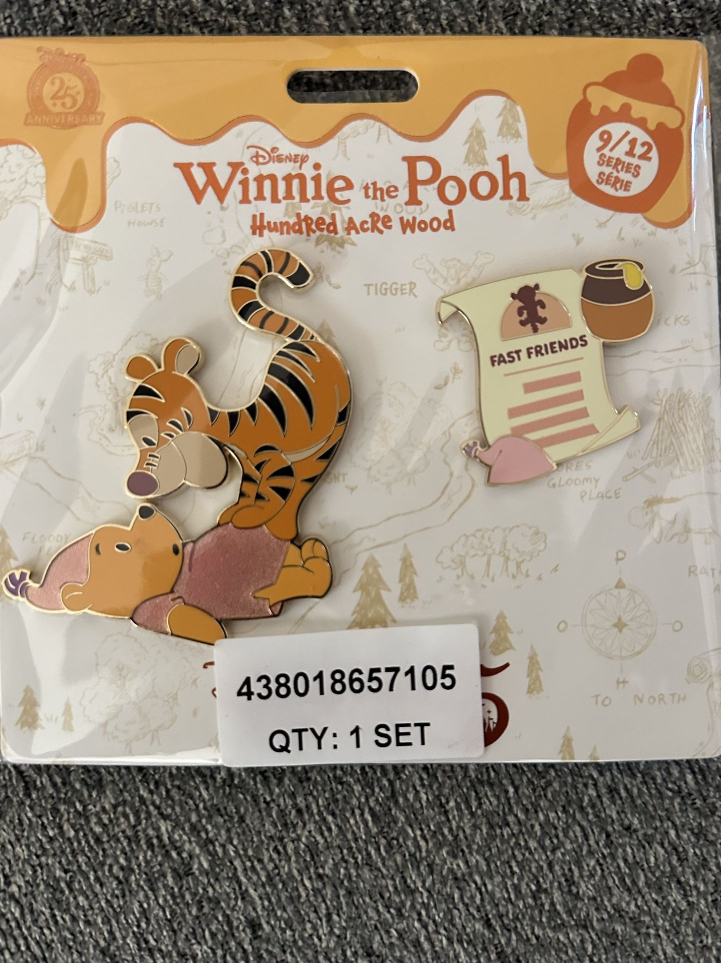 Winnie The Pooh Pin 9/12