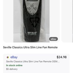 Seville Classics Ultra Slim Fan Remote 
