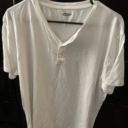 Large Henley Cotton Shirt