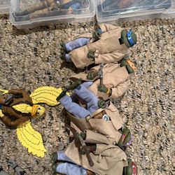 Teenage Mutant Ninja Turtles Mixed Lot Action Figures. Turtles in disguise +more