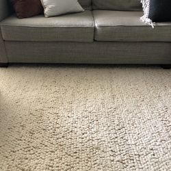 West Elm wool rug