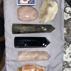 Large Natural Crystal Towers