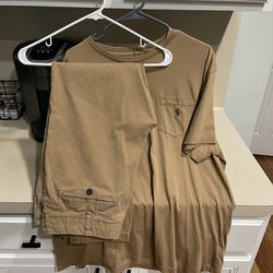 Ralph Lauren Polo Tee Shirt & AE Pants 