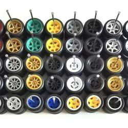 Hot Wheels/MatchBox - 1/6 Alloy Car whees with Tires