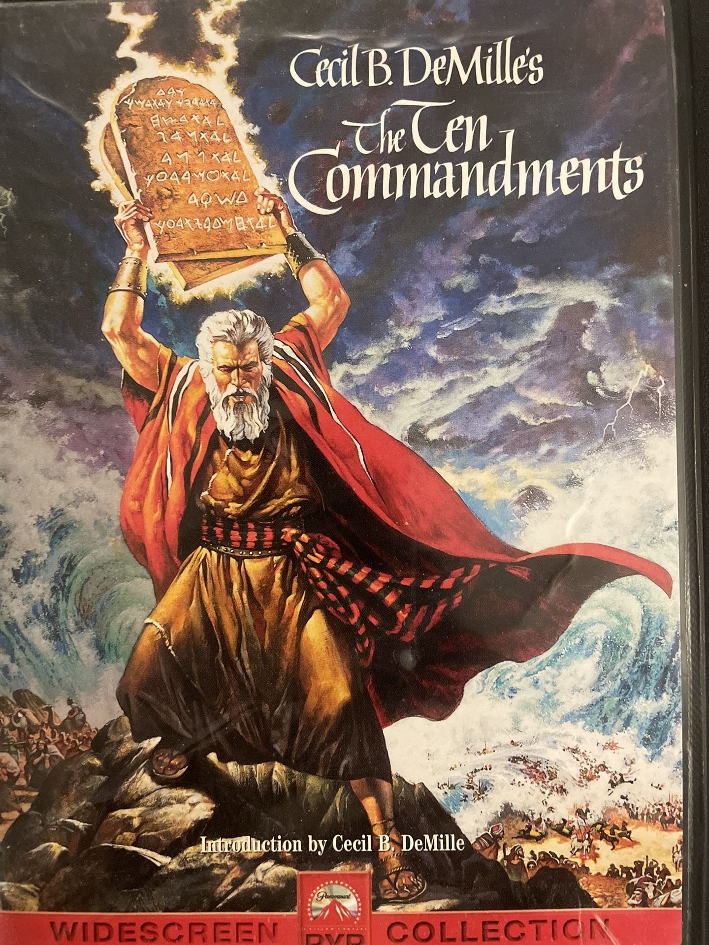 Cecil B. DeMille’s The TEN COMMANDMENTS Widescreen Edition (DVD-1956)