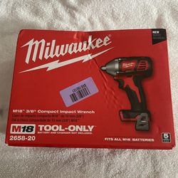 Milwaukee M18 Impact Wrench 