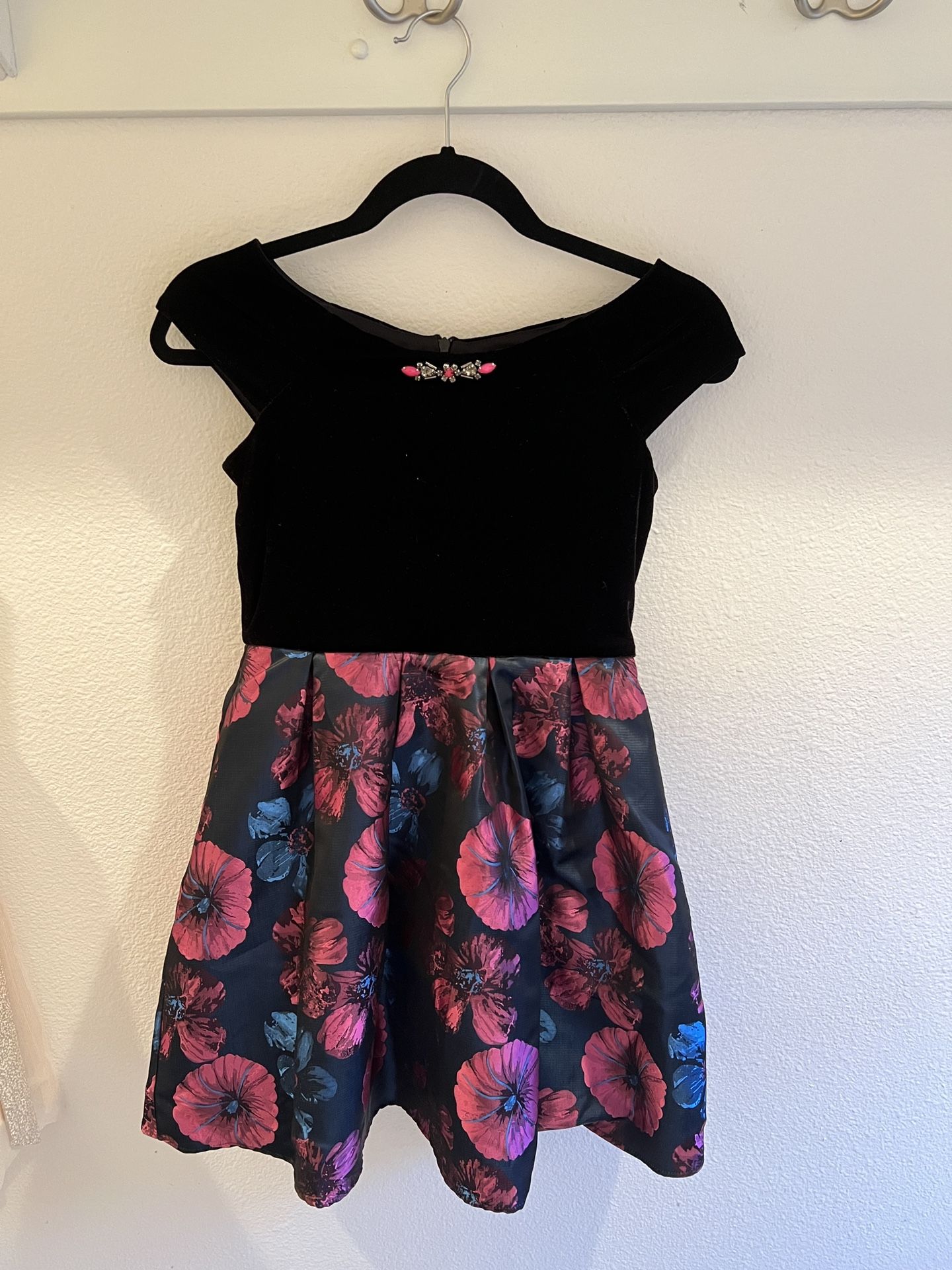 Party Dress Holiday Dress Black Pink Blue