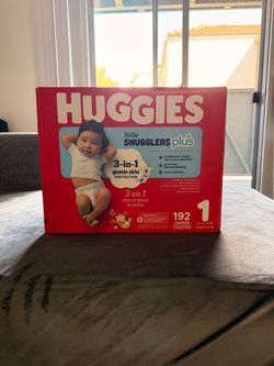 Huggies Little Snugglers Plus Size 1 – 192 Diapers