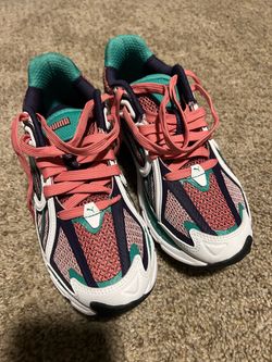 Puma Running Sneakers Pink Teal Navy