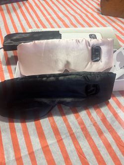 Satin heated eye mask
