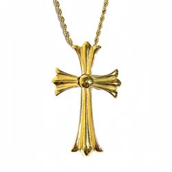 HN062:Hip-Hop Style Necklace,Chrome Heart Necklace Vintage Cross Pendent Necklace For Women And Men