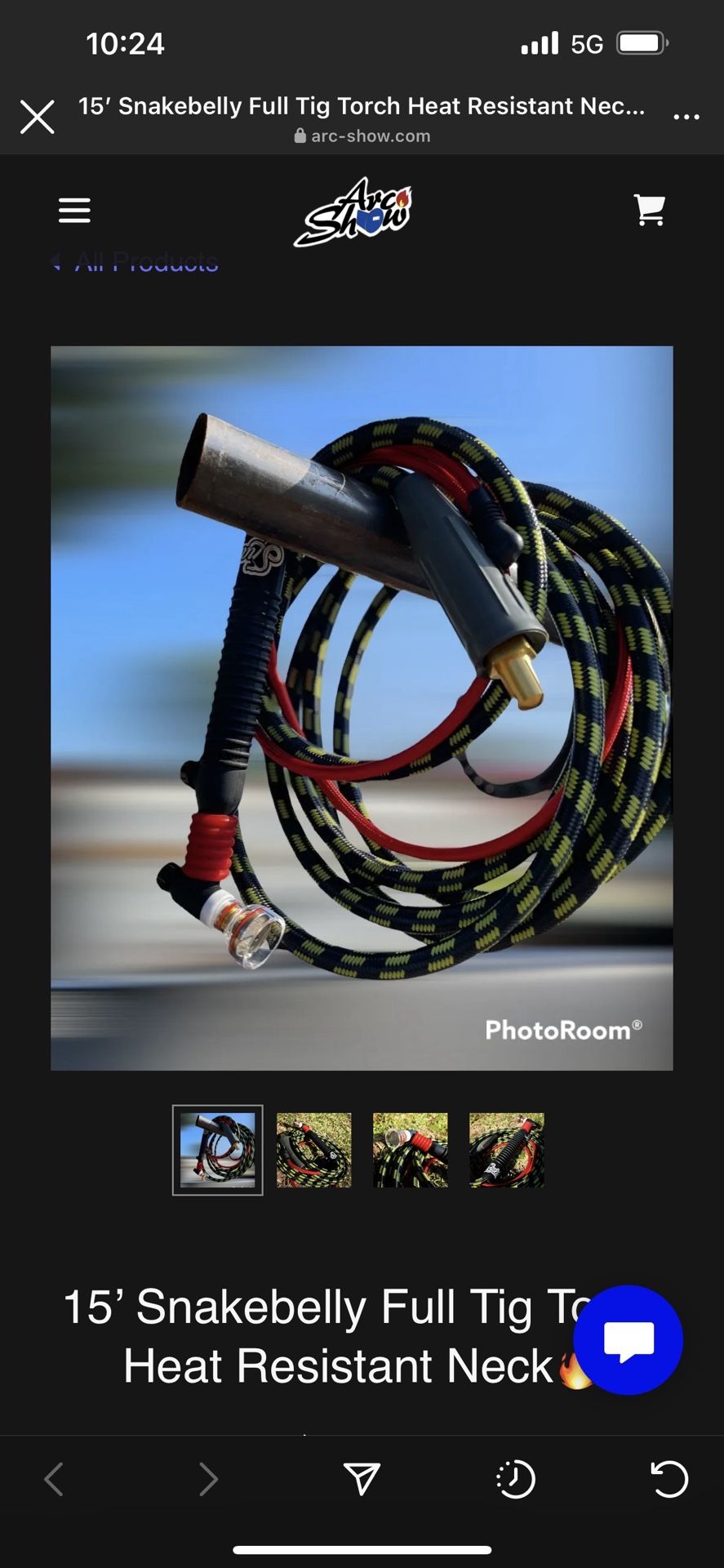 Snake Belly Tig Torch