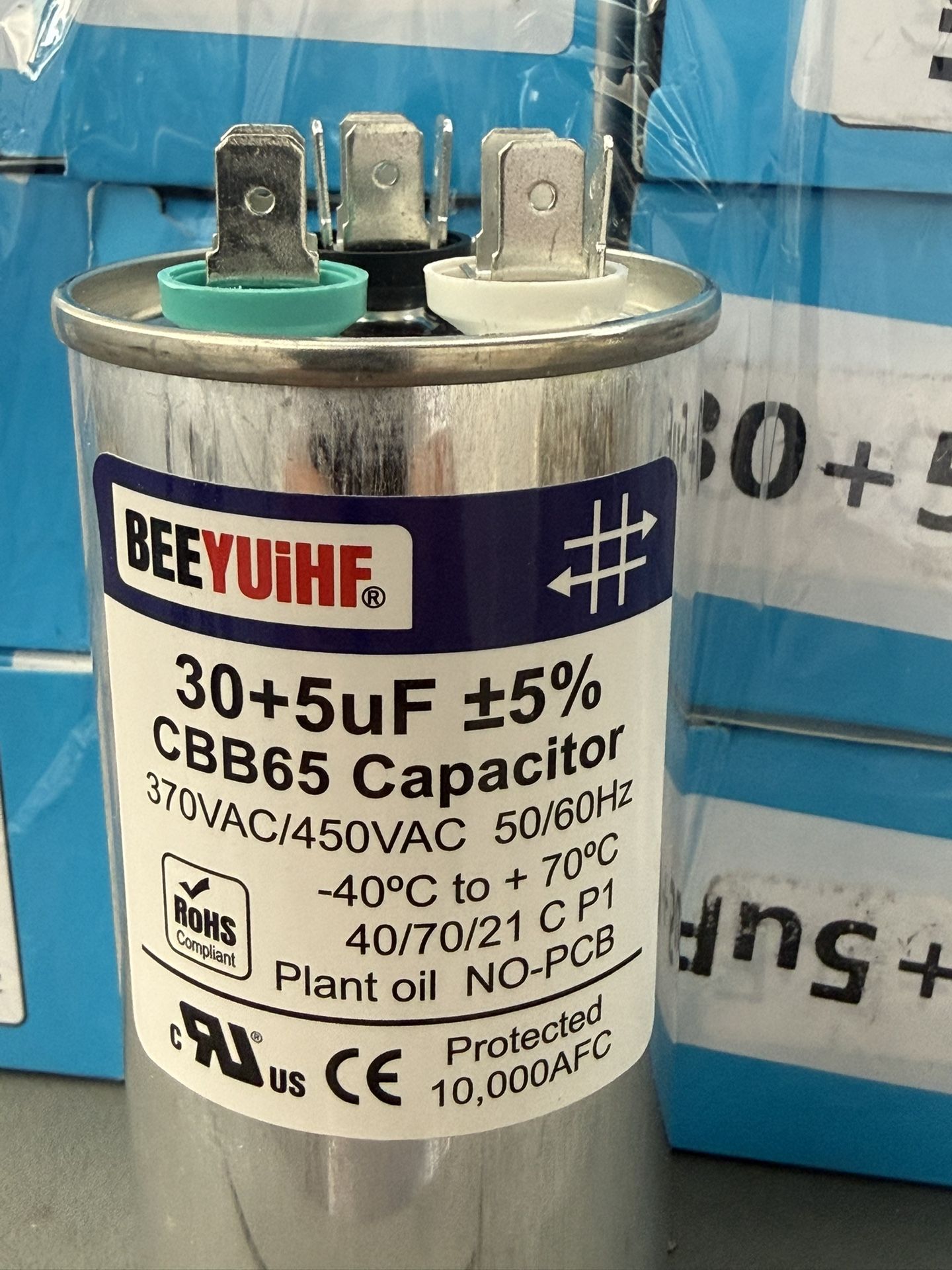 30+5uf capacitors