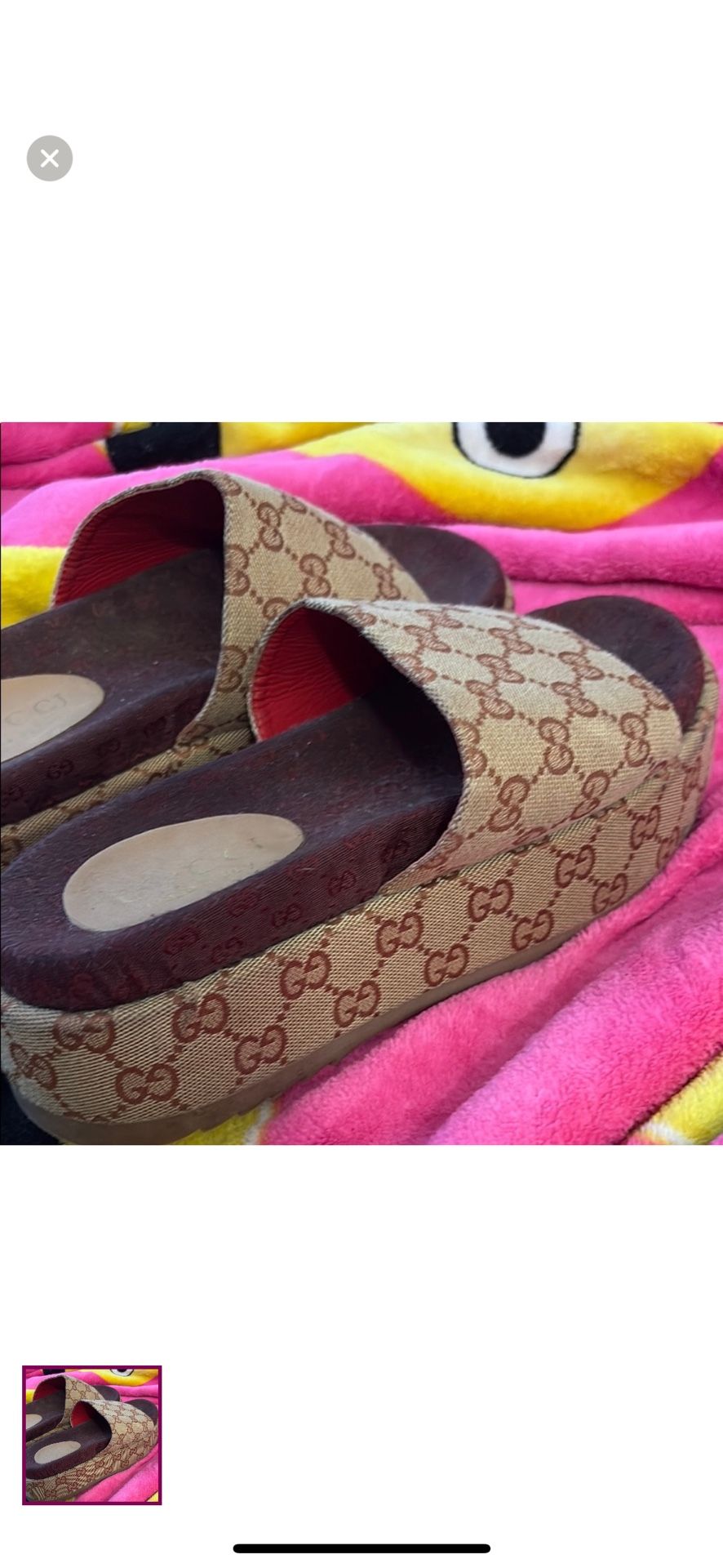 Authentic Gucci Platform