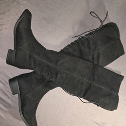 Fashion Nova Stina Flat Boots 