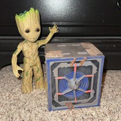 Bluetooth Speaker With Interactive Groot