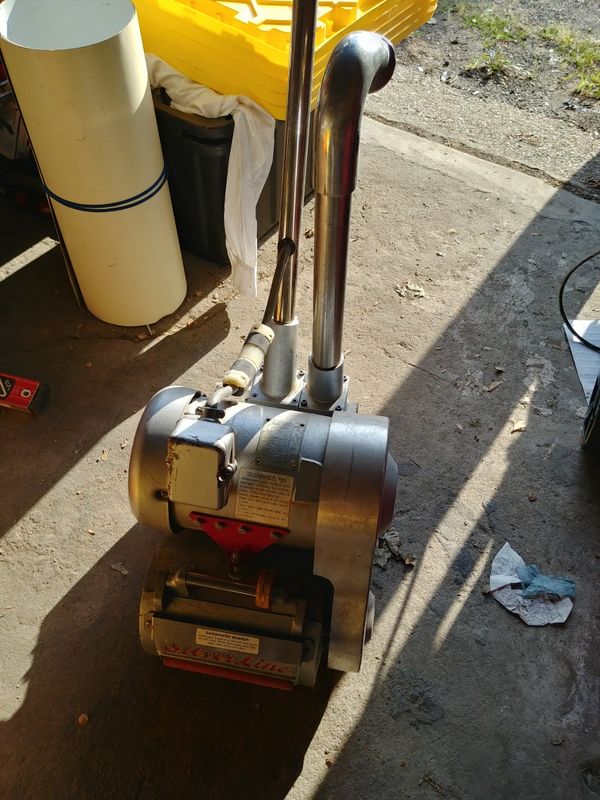 Floor sanding machine+sand paper for Sale in Everett, MA OfferUp