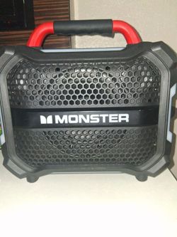 Monster bambox portable bluetooth speaker