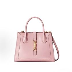 Auth GUCCI Jackie 1961 Pink Leather Shoulder Bag – Model 649016 – Unused