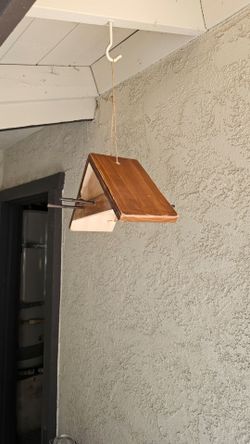 Handmade bird feeder, birdhouse