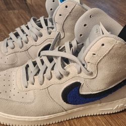 AF1 wolf Grey Chinelle Swoosh Size 11 Men Shoe