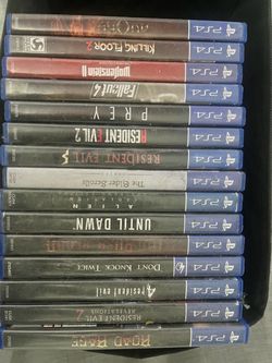 Lot - Ps4 physical game discs and original boxes