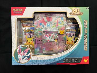 Pokemon Cards - 30th Celebrations Sylveon Ex Box